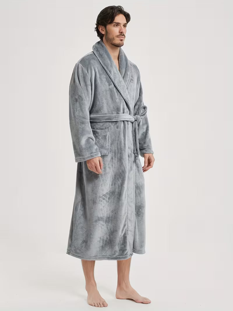 Luxurious Plush Fleece Cozy Unisex Robe