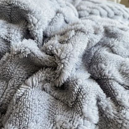 Luxurious Coral Fleece Ultra Fluffy Weighted Blanket